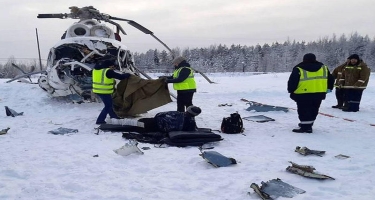 Rusiyada helikopter sərt eniş etdi: 16 yaralı