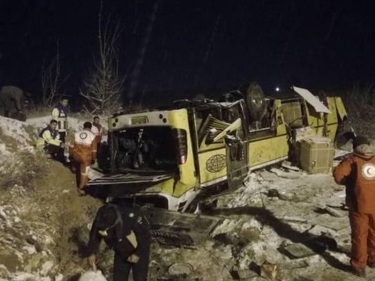 Təbrizə gedən avtobus qəzaya uğradı: 10 ölü, 11 yaralı - FOTO