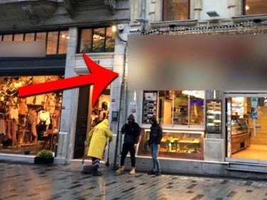 İstiqlal caddəsində biabırçı görüntü - VİDEO - FOTO