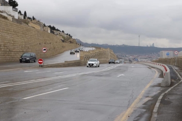 “Bibiheybət yolu”nda hərəkət müvəqqəti dəyişdirildi - FOTO