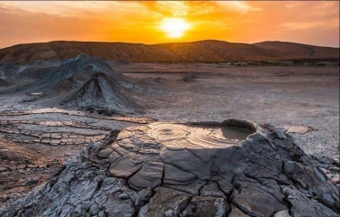 Azərbaycandakı palçıq vulkanlarında qeyri-adi minerallar aşkarlanıb