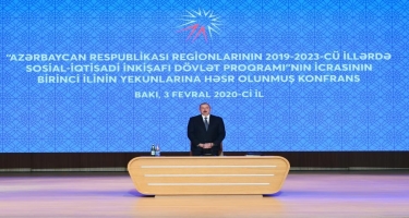 Prezident İlham Əliyev: 2003-cü ildən bu günə qədər bütövlükdə Azərbaycan iqtisadiyyatı 3,4 dəfə artmışdır