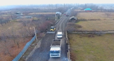 Qəbələdə 28 km-lik avtomobil yolunun yenidən qurulmasına başlanılıb