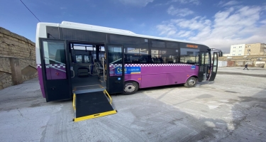 Daha bir marşrut xətti üzrə avtobuslar yenilənir - FOTO