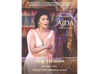 “Aida” operasının tamaşası keçiriləcək