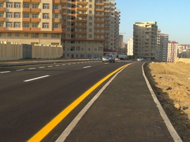 Bakıda yeni yol bağlantısı yaradıldı - FOTO