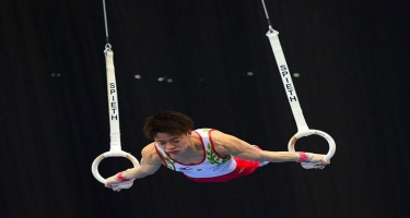 Bakıda idman gimnastikası üzrə Dünya Kubokunun birinci günü start götürüb - FOTO