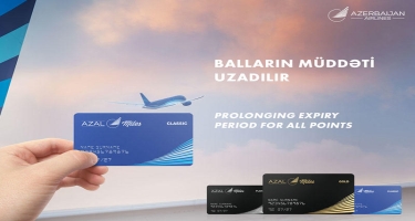 “Azərbaycan Hava Yolları” “AZAL-Miles” proqramının iştirakçılarına bonus xallarının etibarlılıq müddətini uzadacaq
