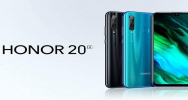 Yeni “Honor 20E” smartfonu Avropada satışa çıxarılıb