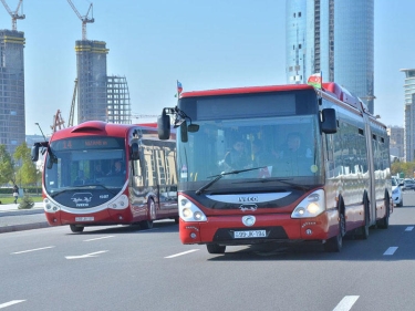 BNA: Bakıda ictimai nəqliyyatdan istifadə edənlərin sayı artıb