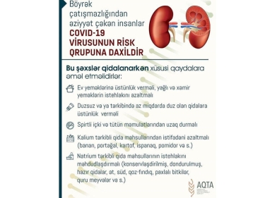 Böyrək çatışmazlığı olan şəxslər qidalanarkən bu qaydalara riayət etməlidirlər