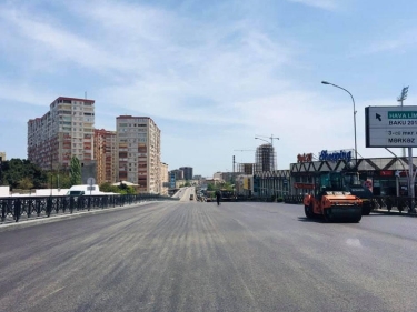 Sürücülərin nəzərinə: bu yolda təmir işləri yekunlaşır - FOTO