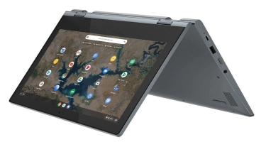 “Lenovo Chromebook Flex 3i” noutbukunun ekranı 360 dərəcə dönür