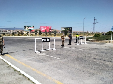 Xaçmaz və Siyəzəndə polis əməkdaşları gücləndirilmiş iş rejimində çalışırlar - FOTO