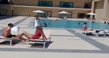 Bakıda daha bir məşhur hoteldə karantin qaydaları pozuldu - VİDEO