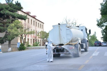 Şamaxıda koronavirus əleyhinə tədbirlər gücləndirilib - FOTO