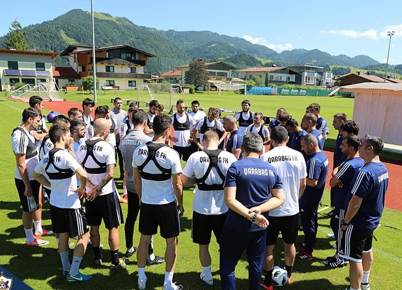 ''Qarabağ''ın Avstriyada növbəti məşqi - Şəkillər 