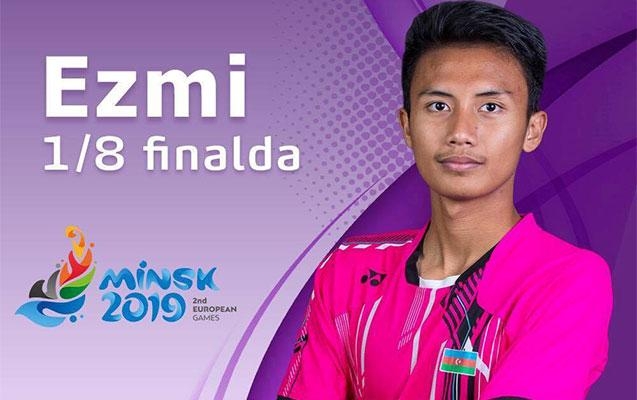 Badmintonçumuz 1/8 finalda - ''Minsk-2019''