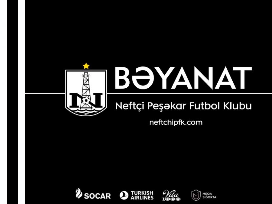 ''Futbolçuları təhqir etməyin'' - ''Neftçi''dən fanatlara müraciət