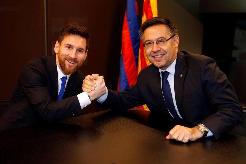 ''Messi ''Barselona''dan heç vaxt getməyəcək'' - Bartomeu