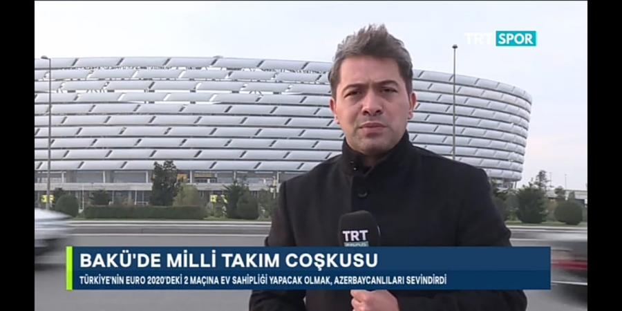 ''Baküde milli takım coşkusu'' - TRT Spor-un süjeti