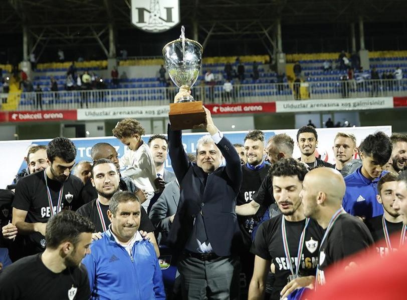 ''Qarabağ''a çempionluq kuboku təqdim olundu - Video+şəkillər