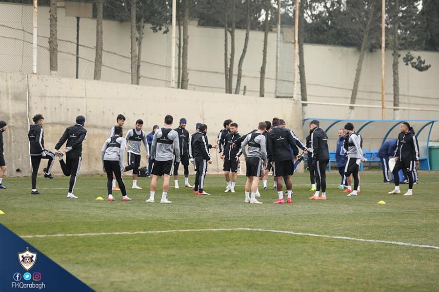 ''Qarabağ'' ''Səbail''lə oyuna hazırlaşır -  Şəkillər