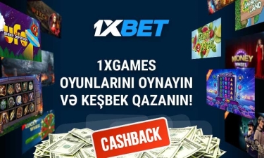 1xGames oyunlarını oynayın və kеşbek qazanın!