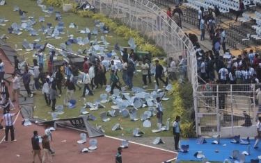 Hindistandakı azarkeşlər Messi ilə görüşə görə qəzəbləndilər - Video