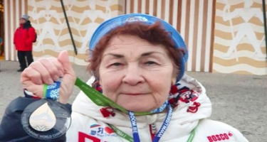 83 yaşlı Nina 2 qızıl medal qazandı - Dünya çempionatında