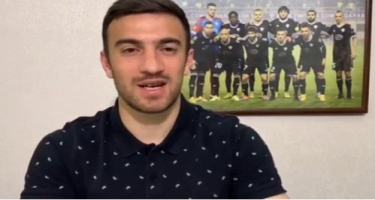 Qara Qarayev UEFA-nın sosial layihəsində şer sə -  Video