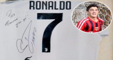 Ronaldo bu qola görə ona hədiyyə göndərdi – Video