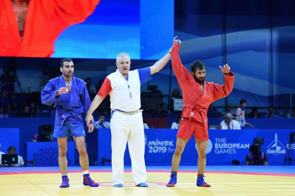 Azərbaycan samboçuları Minskdə iki bürünc medal qazanıblar (FOTO)