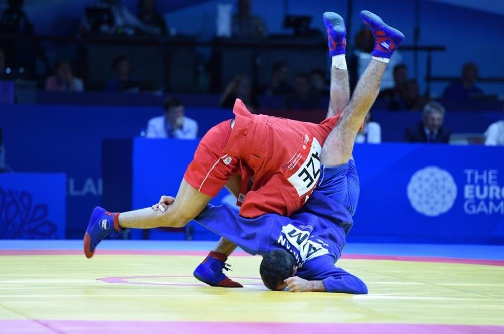 Azərbaycanlı samboçu gümüş medal qazanıb