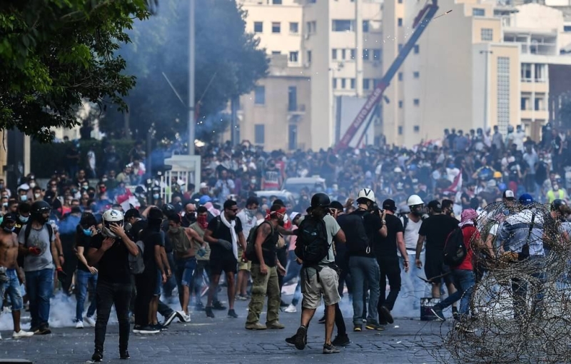 Beyrutda toqquşmalar zamanı 42 nəfər xəsarət alıb