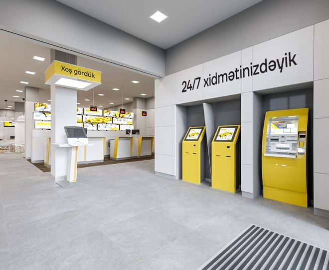 Yelo Bank yeni konseptdə filialın açılışına hazırlaşır (FOTO)