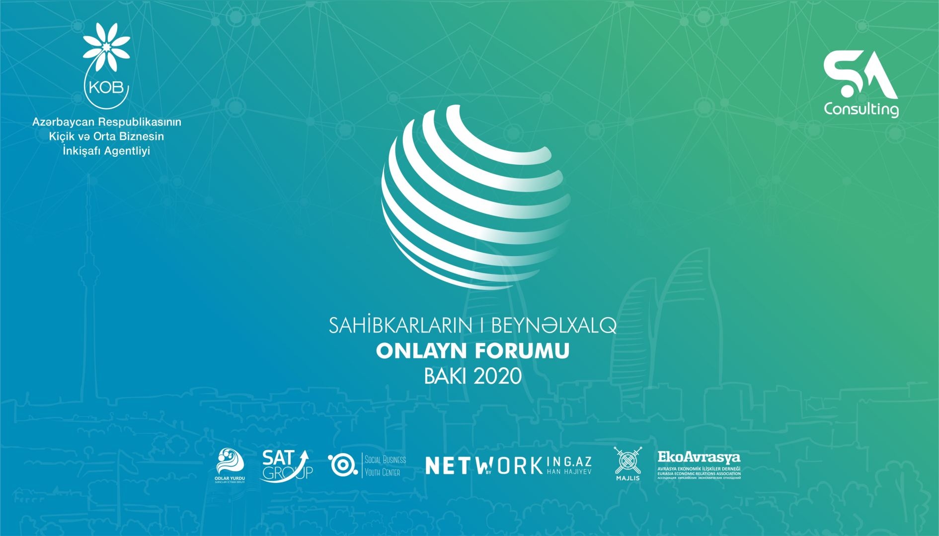 “Sahibkarların I beynəlxalq onlayn forumu - Bakı 2020” keçiriləcək