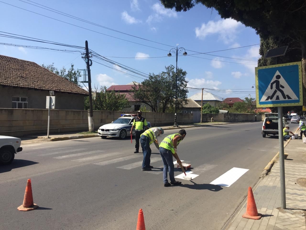 Yeni dərs ilinin başlanması ilə əlaqədar Lənkəran polisi profilaktiki işlər aparır (FOTO)