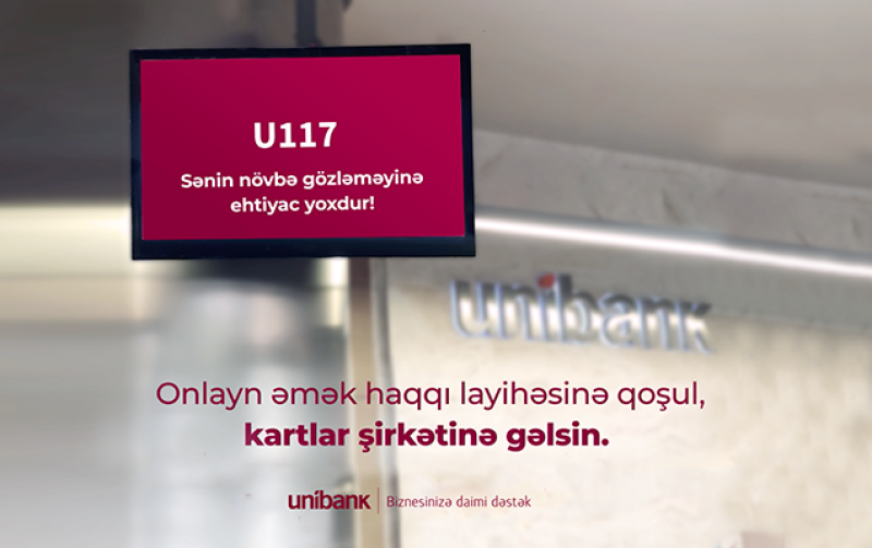 Unibankdan biznesinizə daha bir dəstək: Onlayn əməkhaqqı layihəsi!