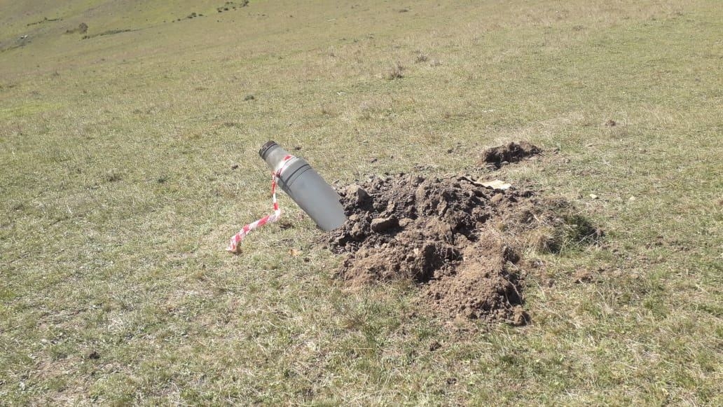 Təmas xəttində top mərmiləri, dron və partlamış mərmi qalıqları aşkarlanıb (FOTO)