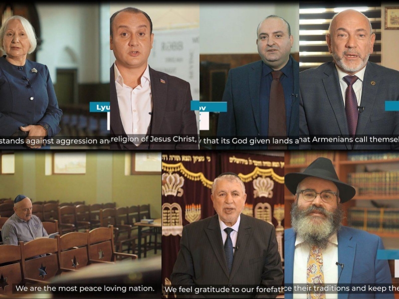 Azərbaycandakı dini konfessiyalar erməni terroruna qarşı həmrəylik nümayiş etdirib (VİDEO)