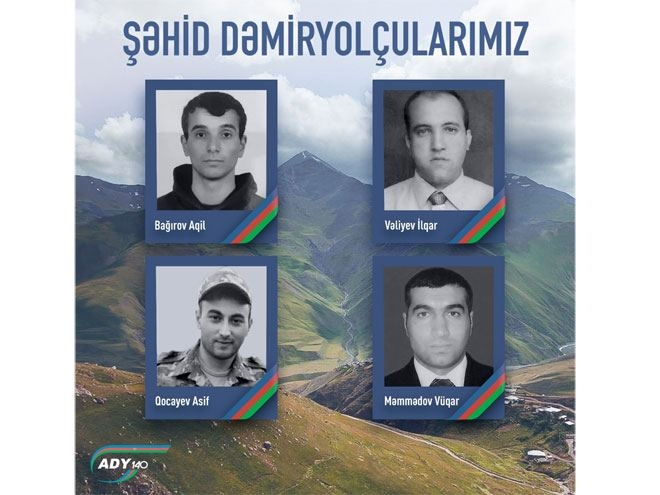 Dəmiryolçu şəhidlərimizi tanıyaq (FOTO)