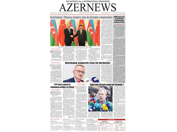 ''AZERNEWS'' qəzetinin növbəti nəşri çapdan çıxıb