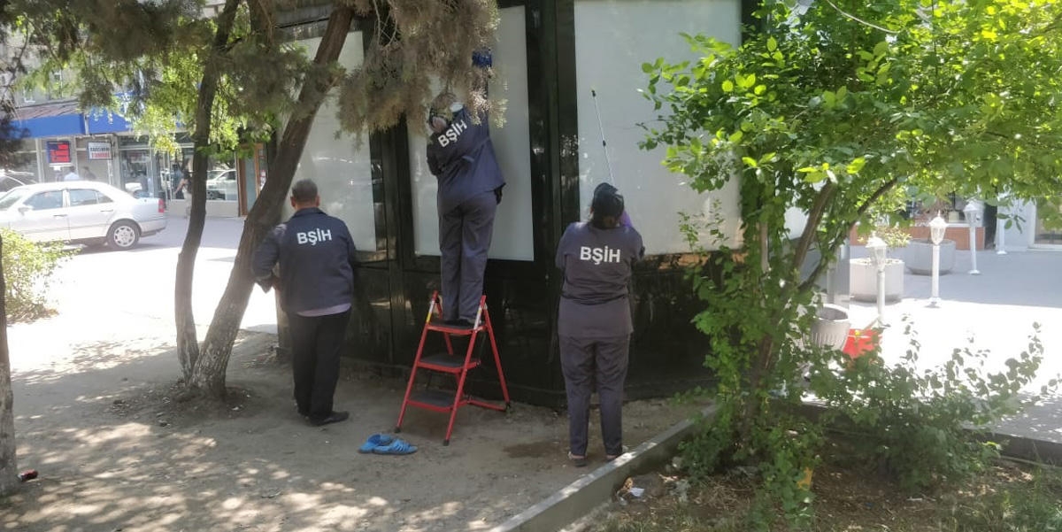 Bakıda köşklər və iaşə obyektləri dezinfeksiya olunur (FOTO)