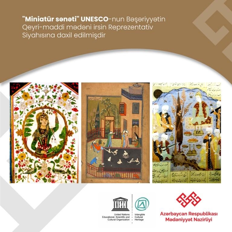 “Miniatür sənəti” UNESCO-nun Reprezentativ Siyahısına daxil edilib