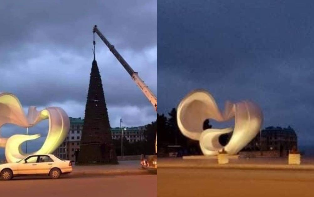 Sumqayıt İH-dən Yeni il yolkasının sökülməsi ilə bağlı AÇIQLAMA (FOTO)