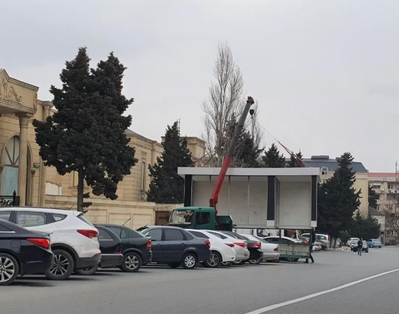 Xırdalanda qanunsuz tikinti-quraşdırma işlərinin qarşısı alınıb (FOTO)