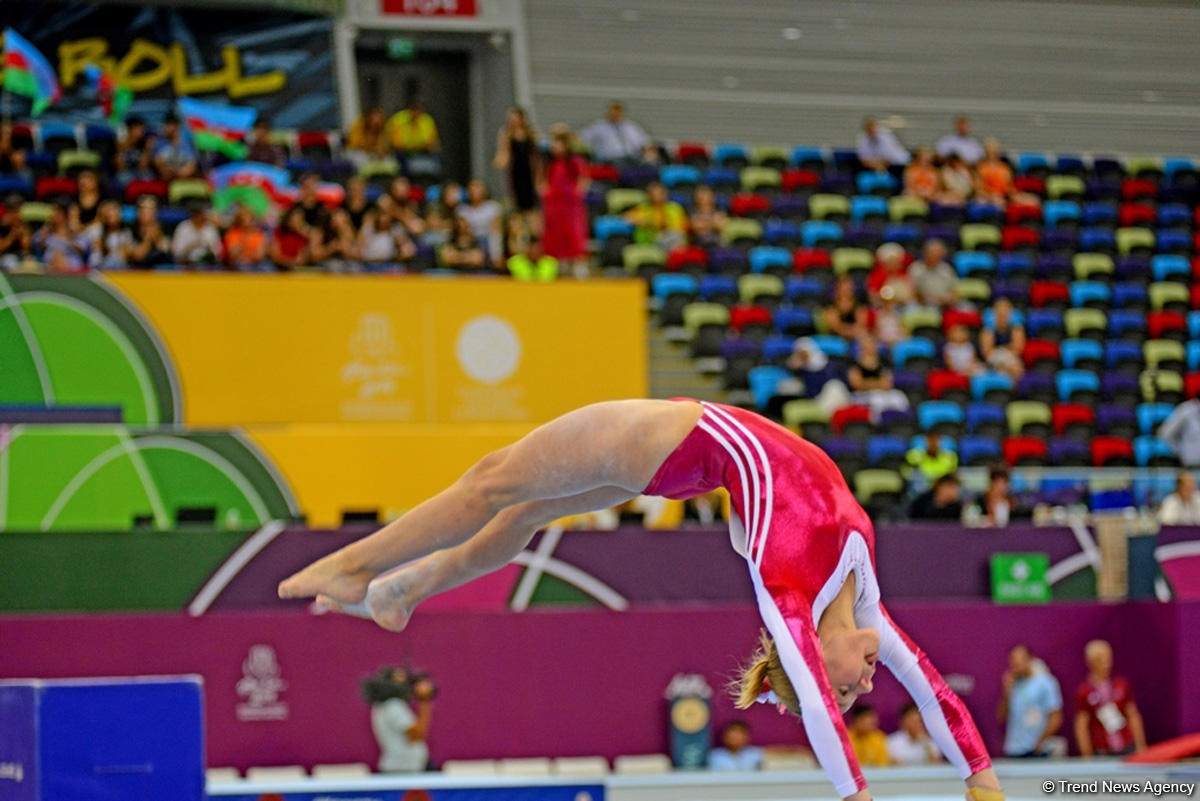 ''EYOF Bakı-2019'': Qızlar arasında idman gimnastikası üzrə finalmılar müəyyən edilib