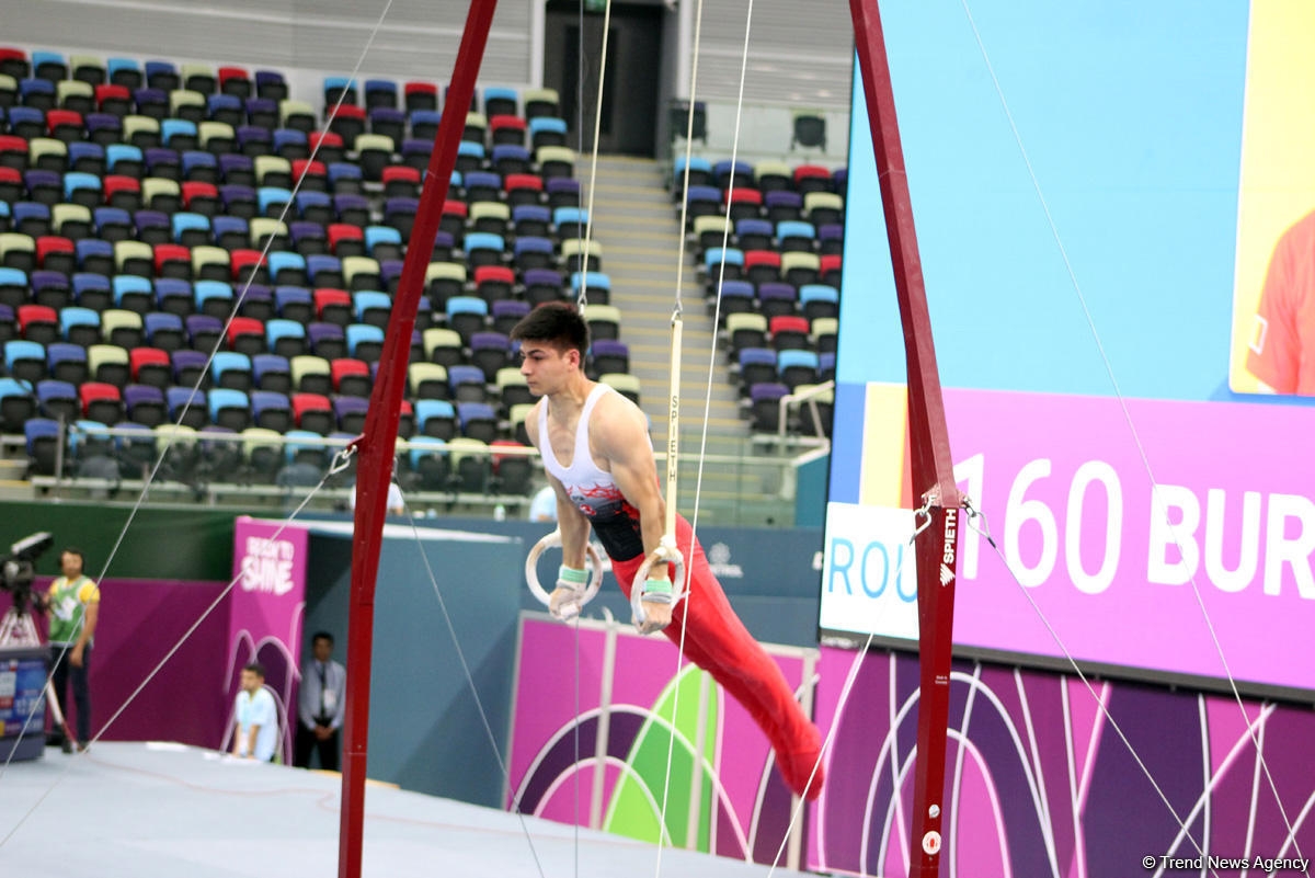 ''EYOF Bakı-2019'': İdman gimnastikası yarışlarından maraqlı anlar (FOTO)
