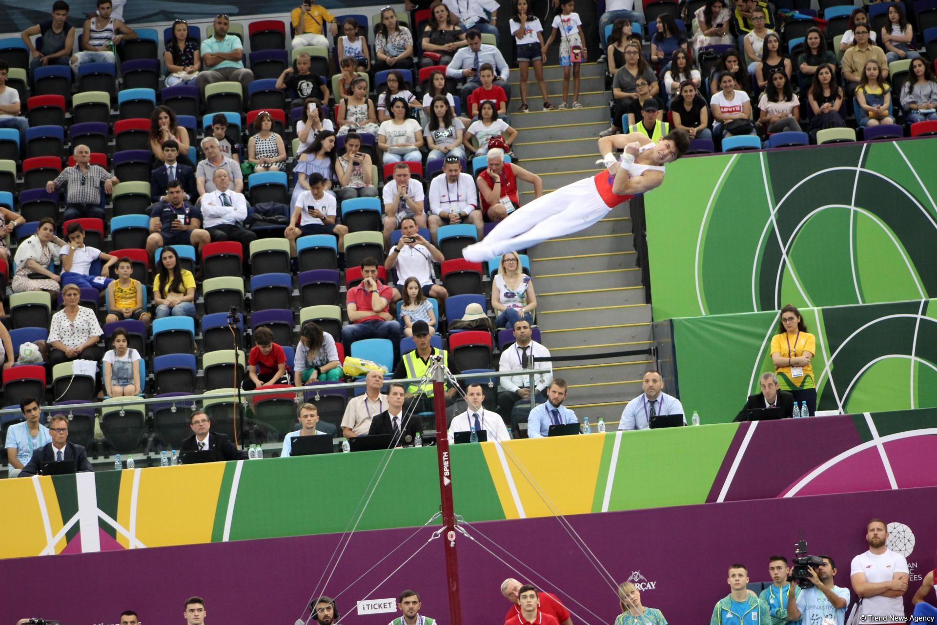 ''EYOF Bakı-2019'': İdman gimnastikası yarışlarından maraqlı anlar (FOTO)